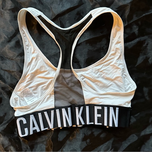 Calvin Klein Racerback Sports Bra - Picture 2 of 3